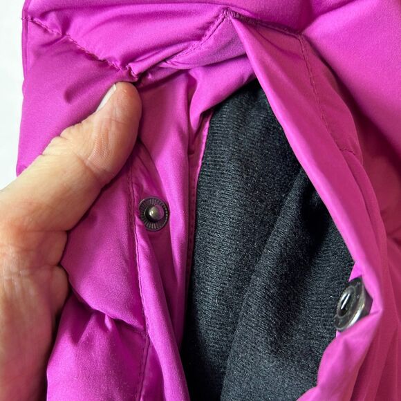 Lands End NWOT Fuchsia Pink Down Filled Quilted Puffer Vest Size S - Picture 8 of 13